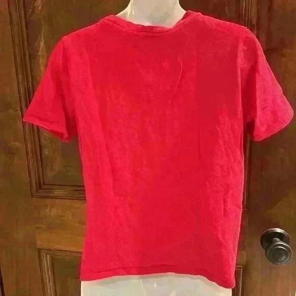 Ella Moss embroidered Love T-shirt red small - Picture 3 of 3